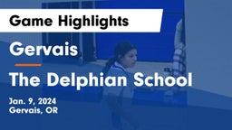 Gervais  vs The Delphian School Game Highlights - Jan. 9, 2024