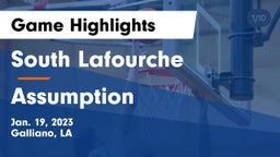 South Lafourche  vs Assumption  Game Highlights - Jan. 19, 2023