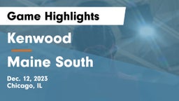 Kenwood  vs Maine South  Game Highlights - Dec. 12, 2023