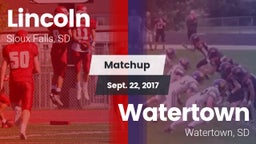 Matchup: Lincoln  vs. Watertown  2017