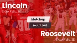 Matchup: Lincoln  vs. Roosevelt  2018