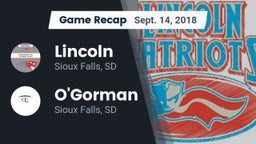 Recap: Lincoln  vs. O'Gorman  2018