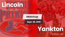 Matchup: Lincoln  vs. Yankton  2018