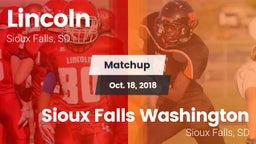 Matchup: Lincoln  vs. Sioux Falls Washington  2018