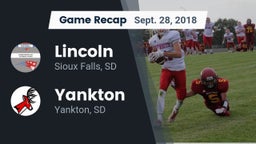 Recap: Lincoln  vs. Yankton  2018