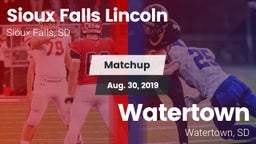 Matchup: Lincoln  vs. Watertown  2019