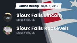 Recap: Sioux Falls Lincoln  vs. Sioux Falls Roosevelt  2019