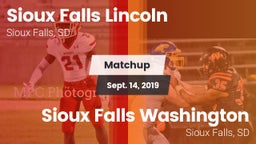 Matchup: Lincoln  vs. Sioux Falls Washington  2019