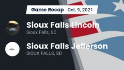 Recap: Sioux Falls Lincoln  vs. Sioux Falls Jefferson  2021