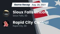 Recap: Sioux Falls Lincoln  vs. Rapid City Central  2021