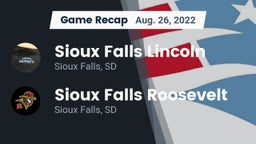 Recap: Sioux Falls Lincoln  vs. Sioux Falls Roosevelt  2022