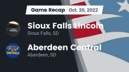 Recap: Sioux Falls Lincoln  vs. Aberdeen Central  2022