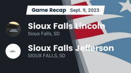 Recap: Sioux Falls Lincoln  vs. Sioux Falls Jefferson  2023