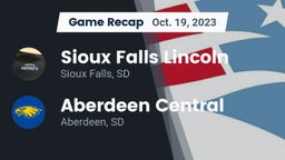 Recap: Sioux Falls Lincoln  vs. Aberdeen Central  2023