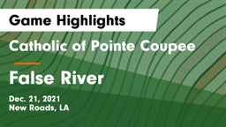 Catholic of Pointe Coupee vs False River Game Highlights - Dec. 21, 2021