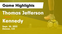 Thomas Jefferson  vs Kennedy  Game Highlights - Sept. 20, 2023