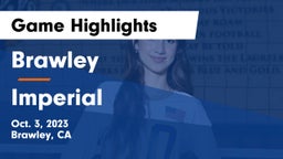Brawley  vs Imperial  Game Highlights - Oct. 3, 2023
