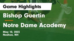 Bishop Guertin  vs Notre Dame Academy Game Highlights - May 10, 2023