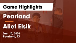 Pearland  vs Alief Elsik  Game Highlights - Jan. 10, 2020