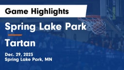 Spring Lake Park  vs Tartan  Game Highlights - Dec. 29, 2023