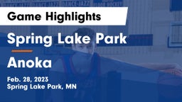 Spring Lake Park  vs Anoka  Game Highlights - Feb. 28, 2023