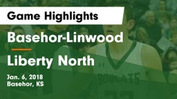 Basehor-Linwood  vs Liberty North Game Highlights - Jan. 6, 2018