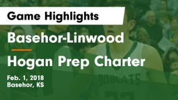 Basehor-Linwood  vs Hogan Prep Charter  Game Highlights - Feb. 1, 2018