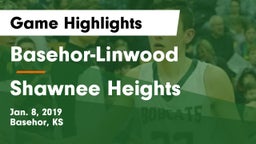 Basehor-Linwood  vs Shawnee Heights  Game Highlights - Jan. 8, 2019