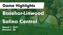 Basehor-Linwood  vs Salina Central  Game Highlights - March 7, 2019