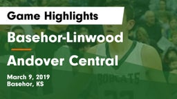 Basehor-Linwood  vs Andover Central  Game Highlights - March 9, 2019