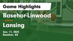 Basehor-Linwood  vs Lansing  Game Highlights - Jan. 11, 2022