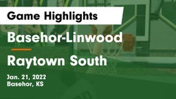 Basehor-Linwood  vs Raytown South  Game Highlights - Jan. 21, 2022