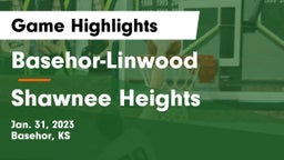 Basehor-Linwood  vs Shawnee Heights  Game Highlights - Jan. 31, 2023
