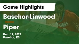 Basehor-Linwood  vs Piper  Game Highlights - Dec. 19, 2023