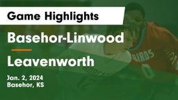 Basehor-Linwood  vs Leavenworth  Game Highlights - Jan. 2, 2024
