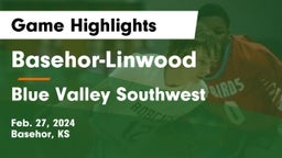 Basehor-Linwood  vs Blue Valley Southwest Game Highlights - Feb. 27, 2024