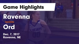 Ravenna  vs Ord  Game Highlights - Dec. 7, 2017