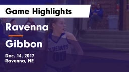 Ravenna  vs Gibbon  Game Highlights - Dec. 14, 2017