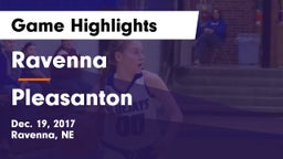 Ravenna  vs Pleasanton  Game Highlights - Dec. 19, 2017
