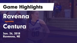 Ravenna  vs Centura  Game Highlights - Jan. 26, 2018