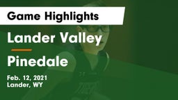 Lander Valley  vs Pinedale  Game Highlights - Feb. 12, 2021