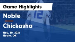 Noble  vs Chickasha  Game Highlights - Nov. 30, 2021