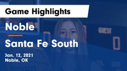 Noble  vs Santa Fe South  Game Highlights - Jan. 12, 2021