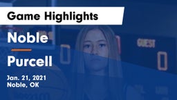 Noble  vs Purcell Game Highlights - Jan. 21, 2021