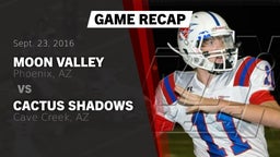 Recap: Moon Valley  vs. Cactus Shadows  2016