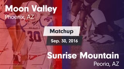 Matchup: Moon Valley High vs. Sunrise Mountain  2016