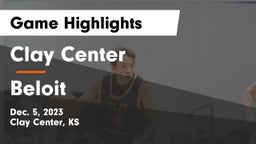 Clay Center  vs Beloit  Game Highlights - Dec. 5, 2023