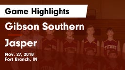 Gibson Southern  vs Jasper Game Highlights - Nov. 27, 2018