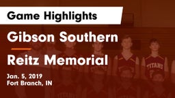 Gibson Southern  vs Reitz Memorial  Game Highlights - Jan. 5, 2019