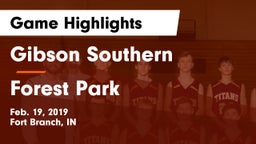 Gibson Southern  vs Forest Park  Game Highlights - Feb. 19, 2019